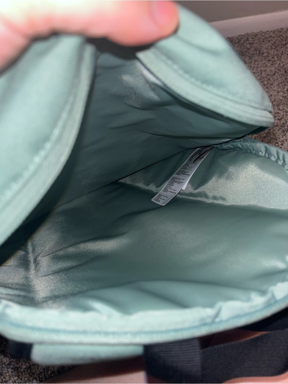 Timberland Sage Green and Black Logo Daypack - Picture 4 of 5